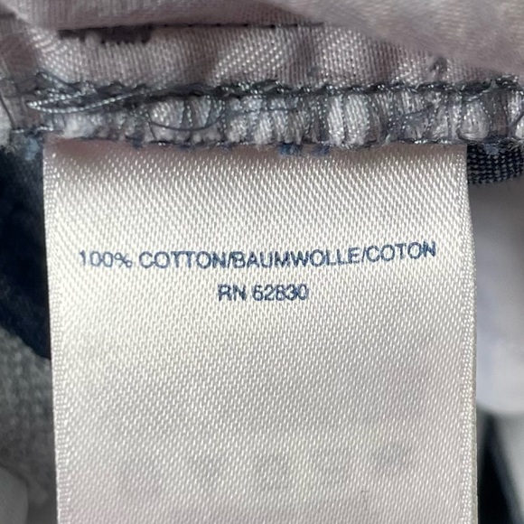 Lands' End Chambray Mid-Rise Bermuda Shorts, 100% Cotton, Women's 14 - Picture 8 of 9